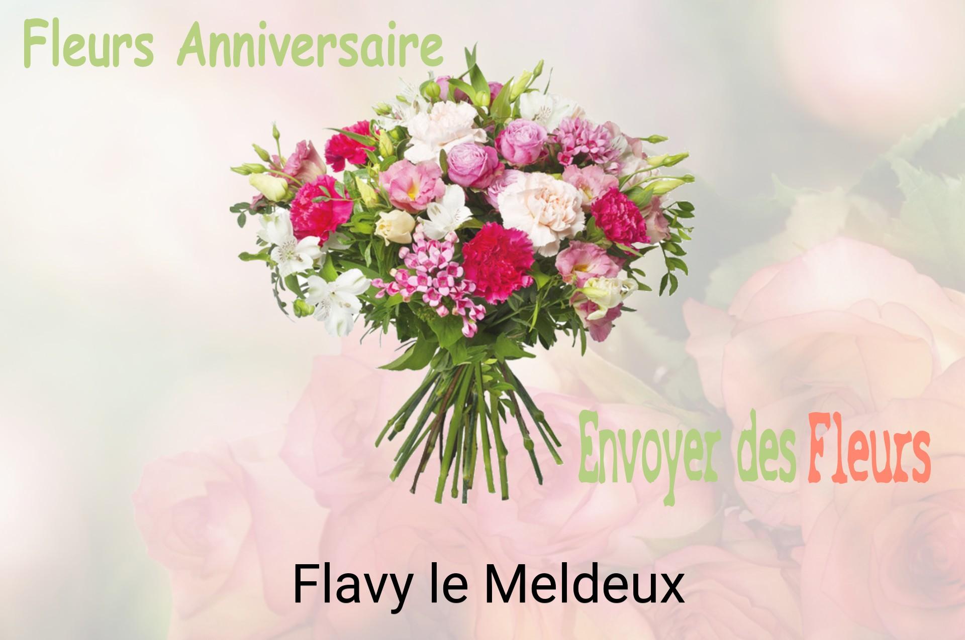 Bouquet de fleurs d’anniversaire livré à Flavy-le-Meldeux